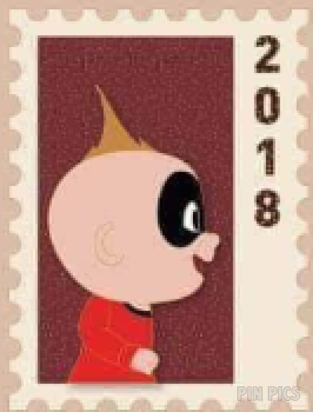 DEC - Jack-Jack 2018 - Commemorative Pixar Stamps - Set 1 - Incredibles 2