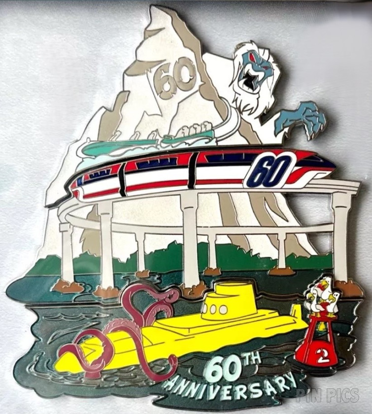 WDI - Matterhorn, Monorail, Submarine Voyage - 60th Anniversary Jumbo Set