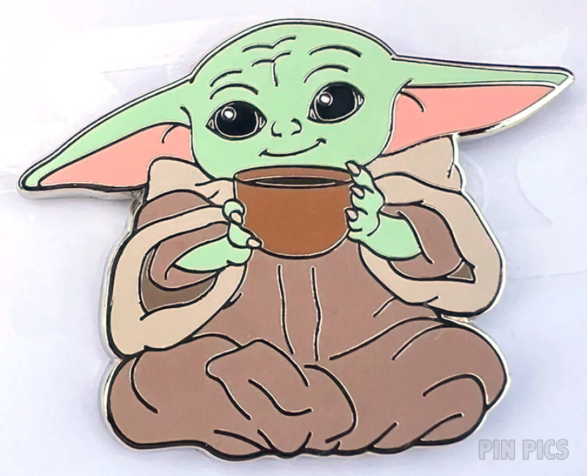 Grogu - Drinking from Broth Bowl - Star Wars Mandalorian - Baby  Yoda
