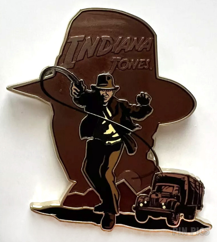 Indiana Jones - Cracking Whip - Head Silhouette