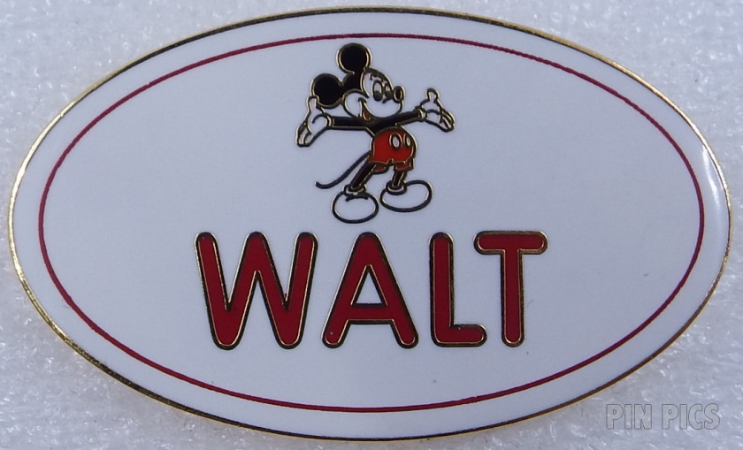 DLR - WALT - Mickey Mouse - Name Tag - Cast Exclusive