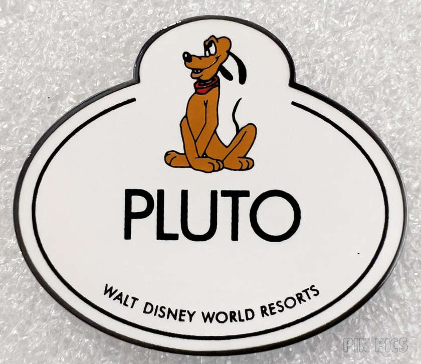 WDW - Pluto - Nametag - Cast