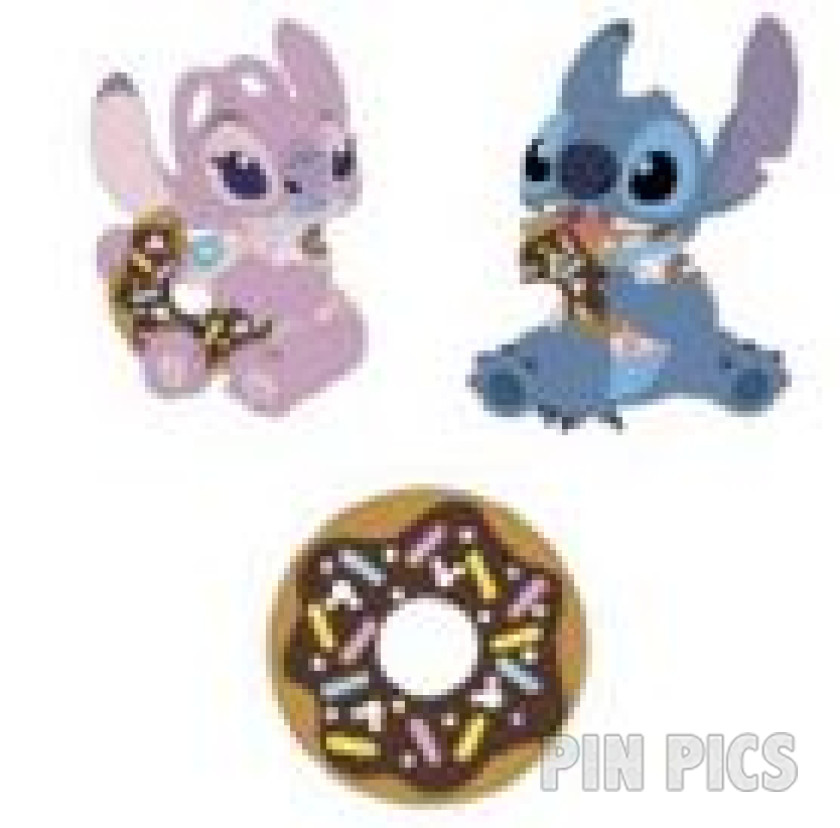 Stitch Attacks Snacks Set - Continuity Series - Pin of the Month