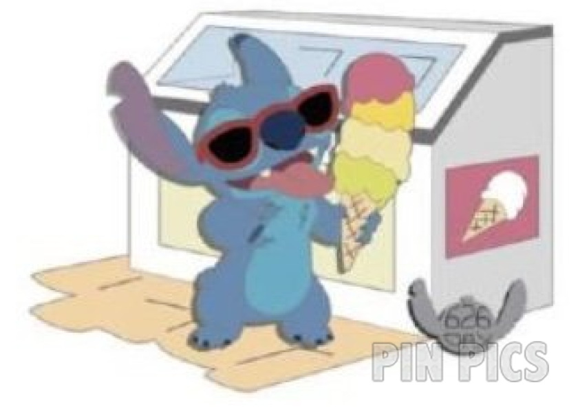 Stitch - 626 Day Premium Collection 2024 - Eating an Ice Cream Cone - Lilo and Stitch