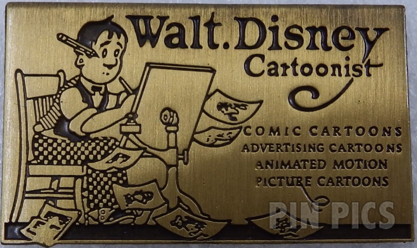 Walt Disney - Cartoonist - Walt's Business Card - Milestone Set #1