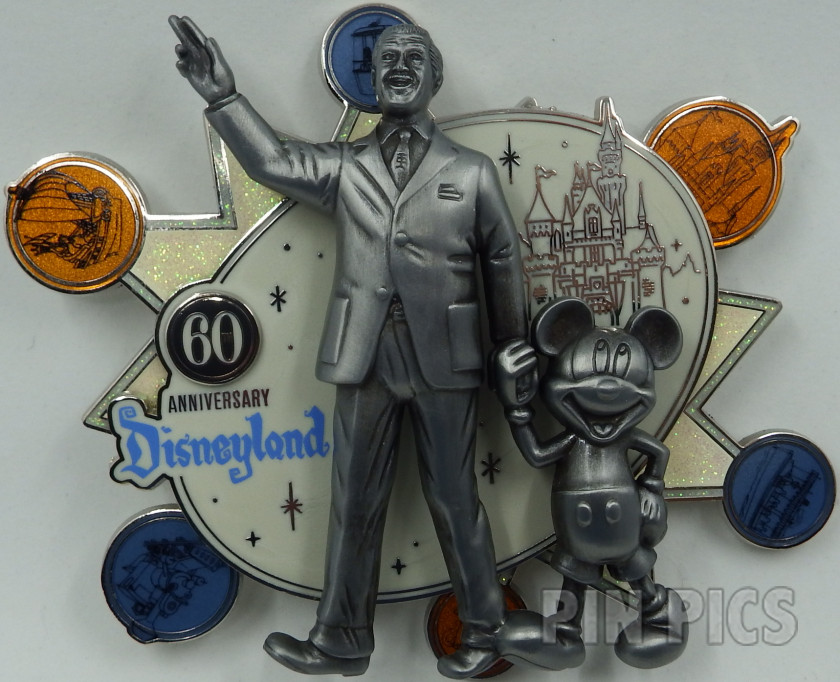 DL - Walt Disney and Mickey - Partners Statue - 60th Anniversary ...