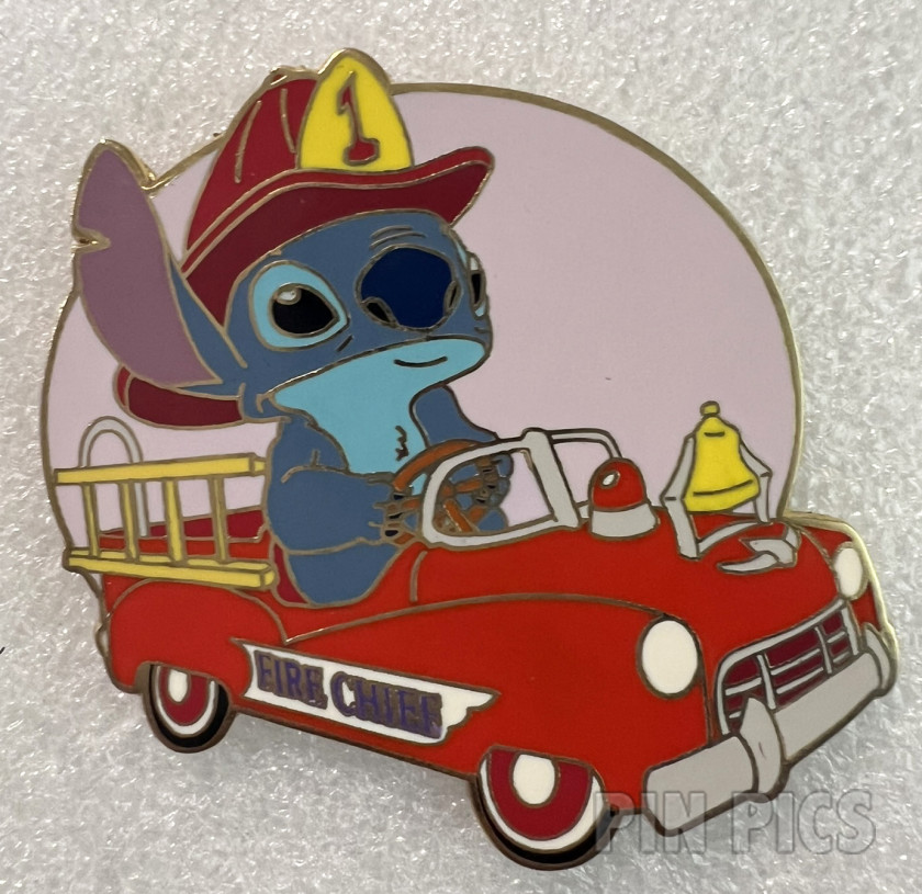 Disney Auctions ( P.I.N.S) - Stitch Fire Chief