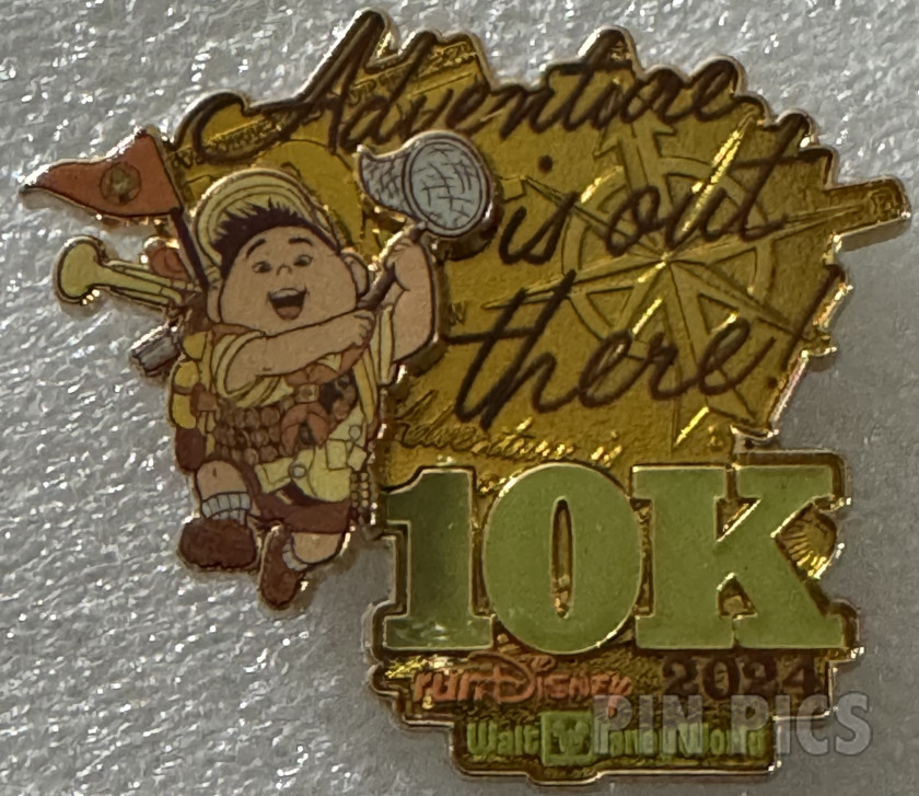 WDW – 10K Adventure Is Out There - Springtime Surprise Weekend 2024 - runDisney – Logo with Russel