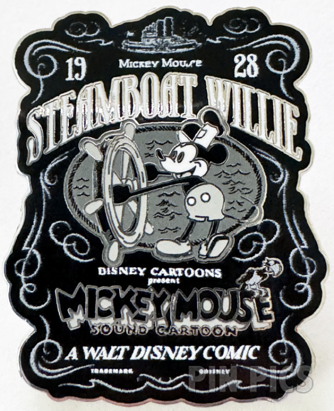 BoxLunch - Mickey as Steamboat Willie - Walt Disney Comic - 1928 Poster