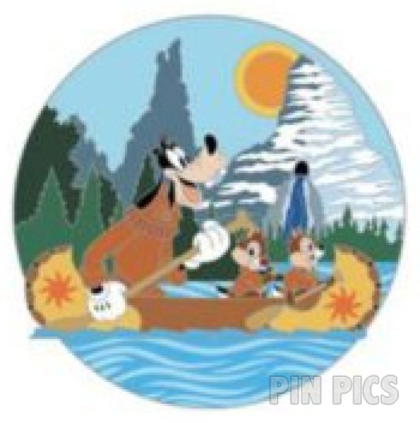 DL - Goofy, Chip and Dale - Davy Crockett's Explorer Canoes - Magic Access