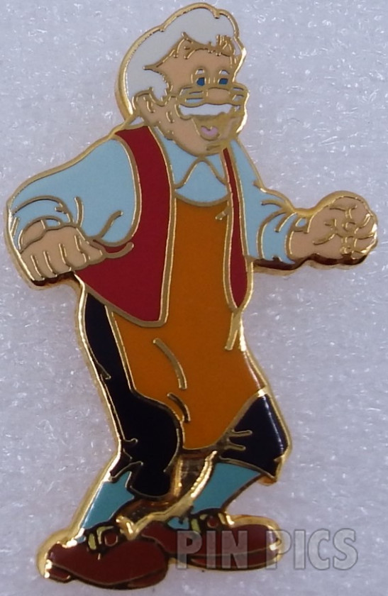 Geppetto - Wearing Apron - Full Figure - Laughing  - Pinocchio