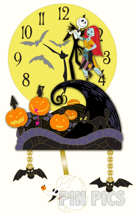 WDI - Jack and Sally - Cuckoo Clock - D23 Expo 2024 - Nightmare Before Christmas