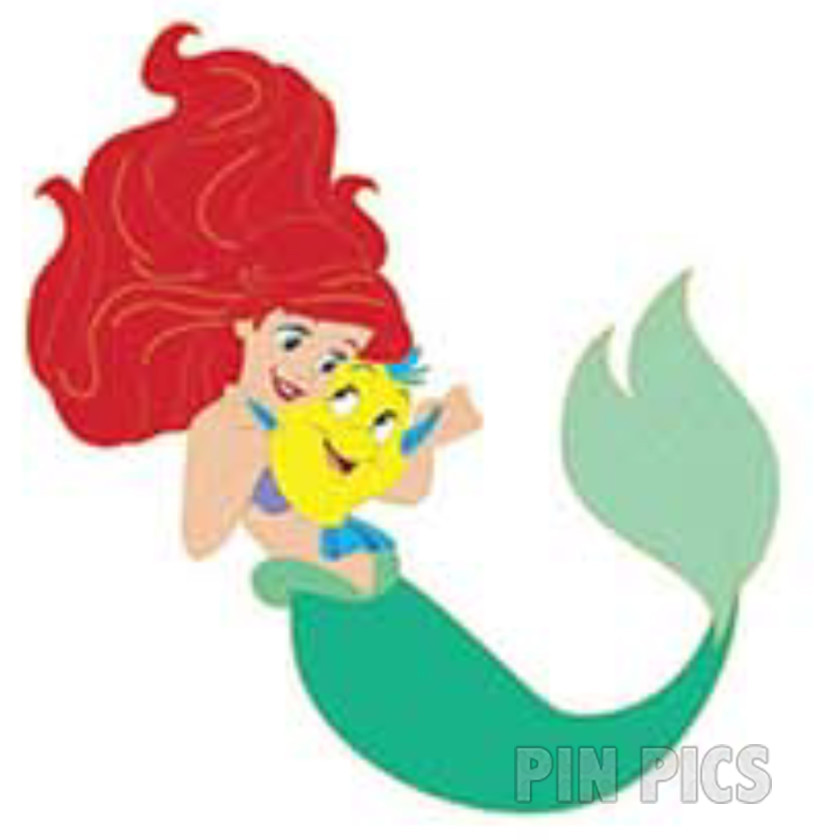 DEC - Ariel and Flounder - Hugs are the Best - D23 Expo 2024 - Little Mermaid