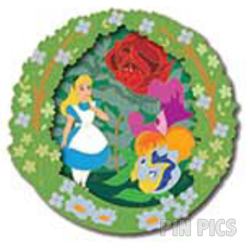 DEC - Alice and Talking Flowers - Spring - Seasons of Friendship - D23 Expo 2024 - Alice in Wonderland