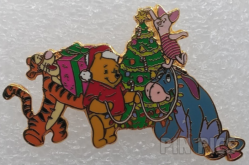 JDS - Pooh, Tigger, Eeyore and Piglet - Christmas Tree - Walt Disney 100th Year