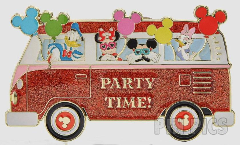 Baublebar - Mickey, Donald, Pluto, Goofy - Party Time Bus - Celebration - Jumbo