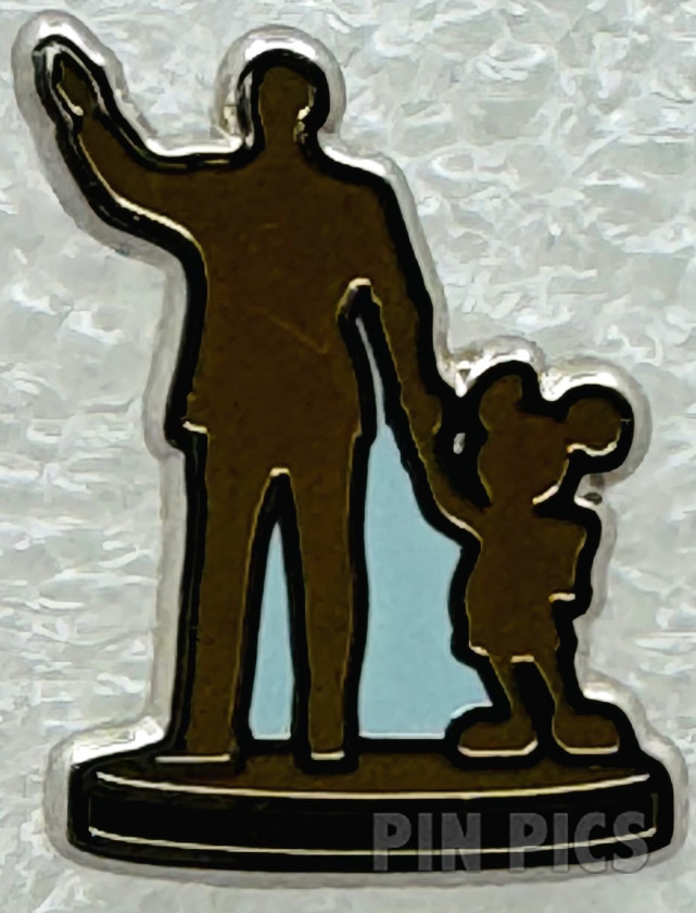 Tiny Kingdom - Walt Disney and Mickey - Partners Statue - Third Edition - Series 1