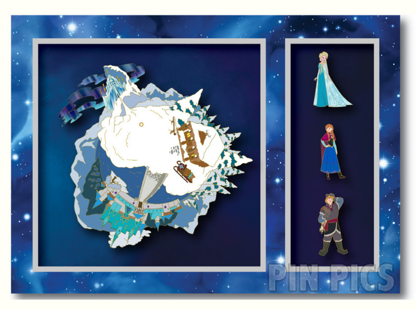 WDI - Frozen Set - World of - D23 Expo 2024 - Elsa, Anna, Kristoff