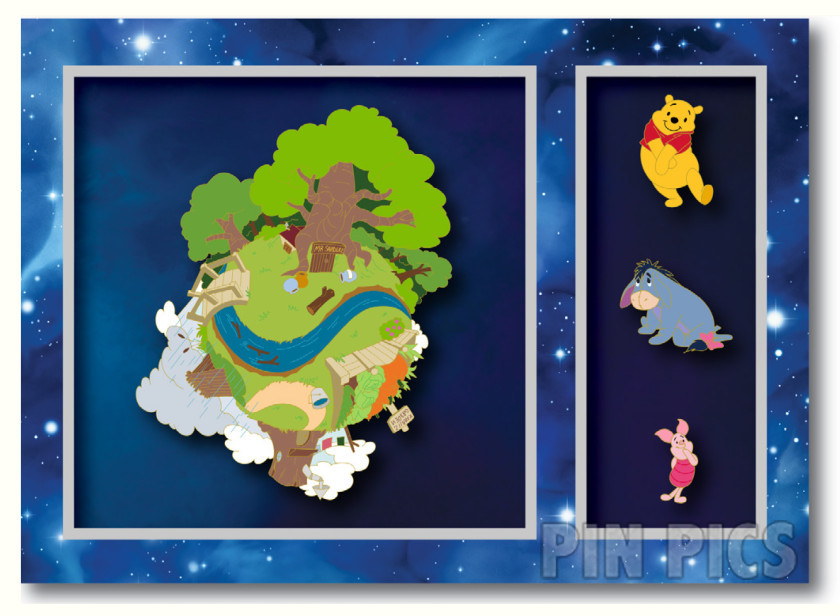 WDI - Winnie the Pooh Set - World of - D23 Expo 2024 - Pooh, Eeyore, Piglet - Many Adventures