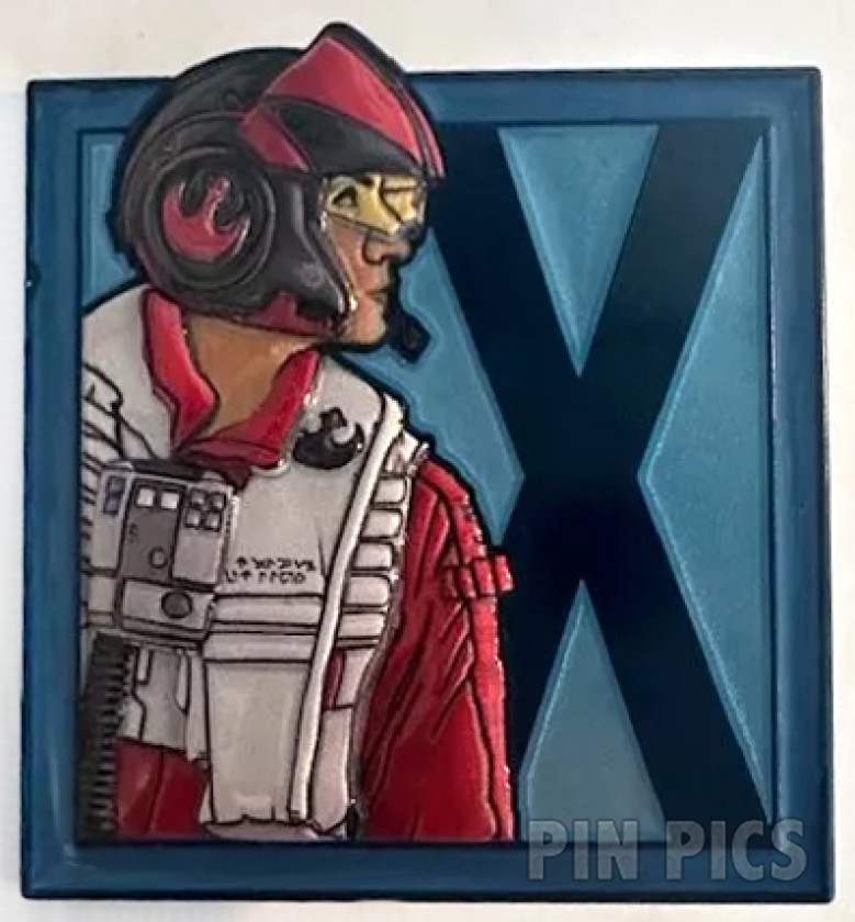 X for X-Wing Pilot - Alphabet - Star Wars Celebration 2022