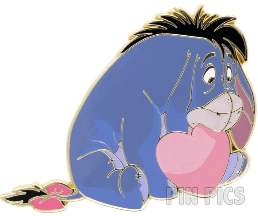 PALM - Eeyore - Sitting with Heart - Many Adventures of Winnie the Pooh