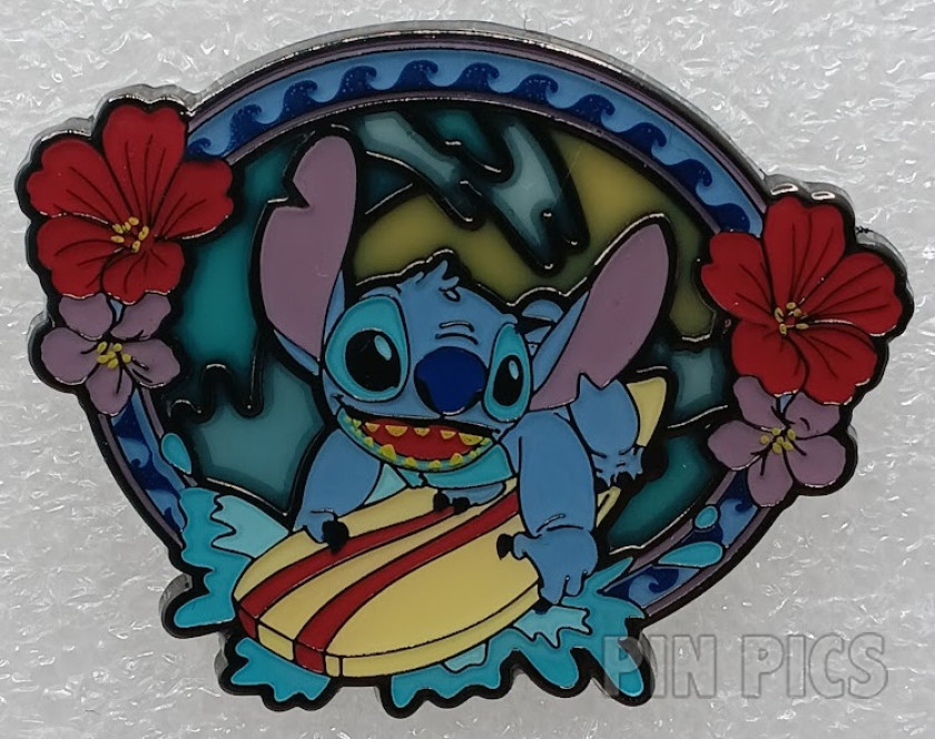 Loungefly - Stitch - Surfboard - Stained Glass - Hot Topic