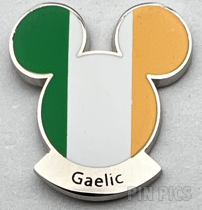DS EU - Gaelic - Mickey Head Flag - Language - Cast Exclusive