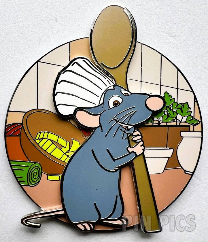 DPB - Chef Remy - Holding Spoon - Pin Source - Ratatouille - Pixar