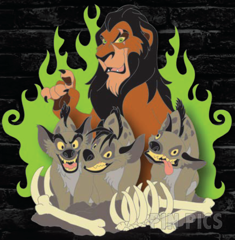 WDW - Scar and Hyenas - Disney Villains Cluster - Disney After Dark - Lion King