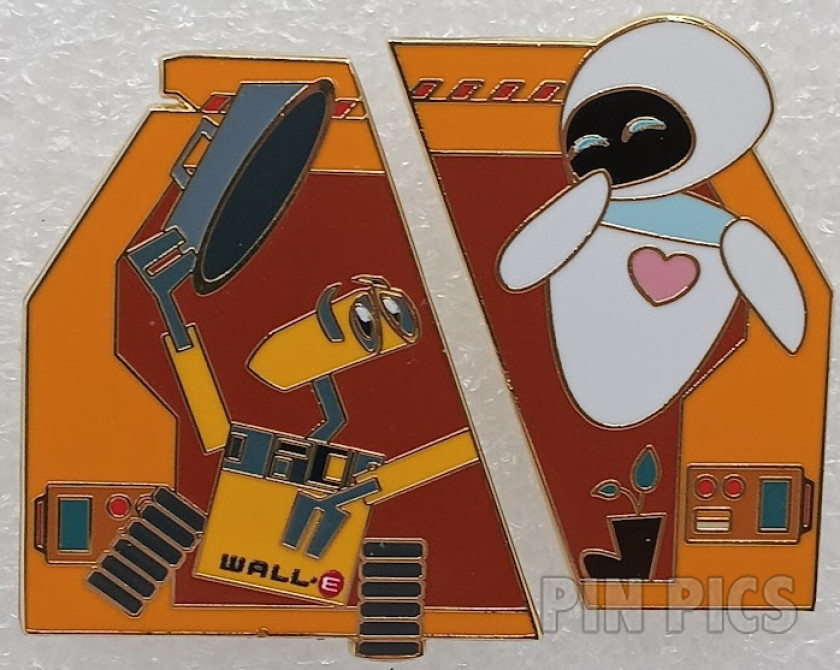 BoxLunch - WALL-E and EVE Portrait set - PIXAR