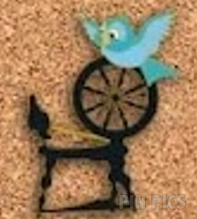 DSSH - Sleeping Beauty Bird on Spinning Wheel - Feathered Series - D23 Expo 2024