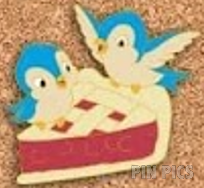 DSSH - Snow White Birds on Pie Slice - Feathered Series - D23 Expo 2024