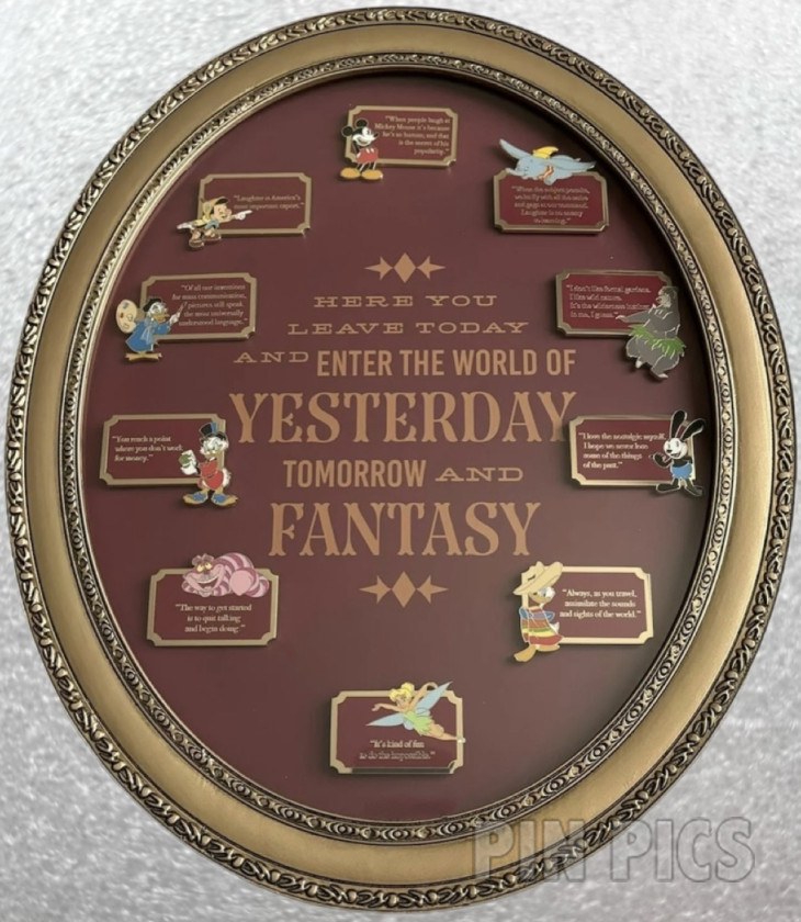 DL - Walt Disney Quotes Framed Set - D23 Expo 2024