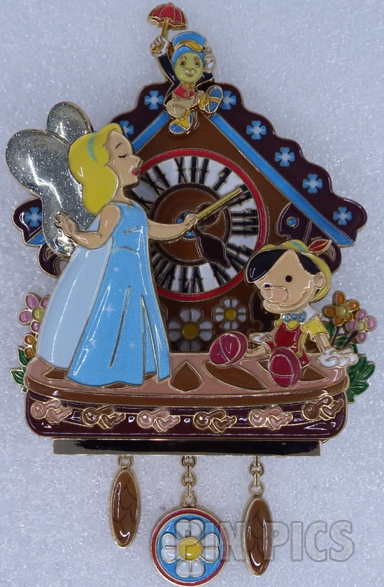 WDI - Jiminy Cricket and Blue Fairy - Cuckoo Clock - D23 Expo 2024 - Pinocchio