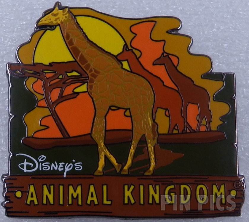 WDW - Giraffe - The Adventure Begins Pin Safari 2001 - Animal Kingdom