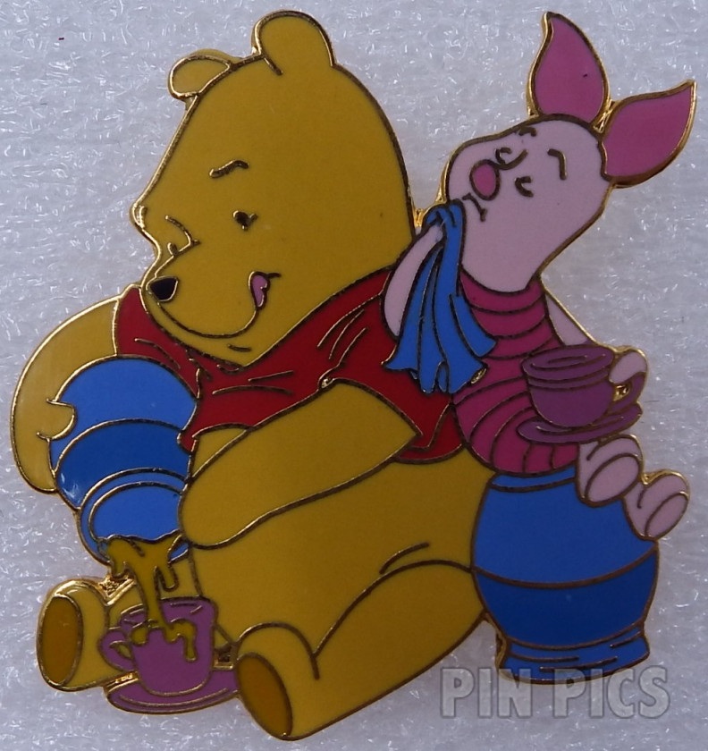 Japan - Pooh and Piglet - Honey Jars - Tea Time - JDS