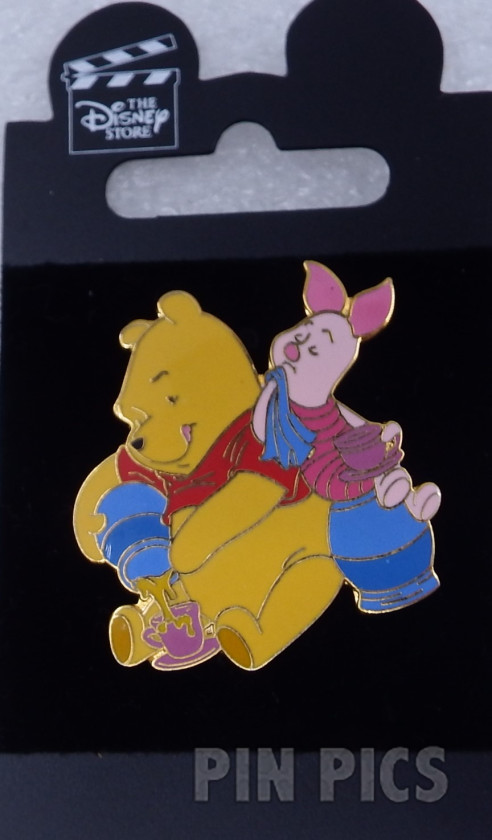 6104 - Japan - Pooh and Piglet - Honey Jars - Tea Time - JDS