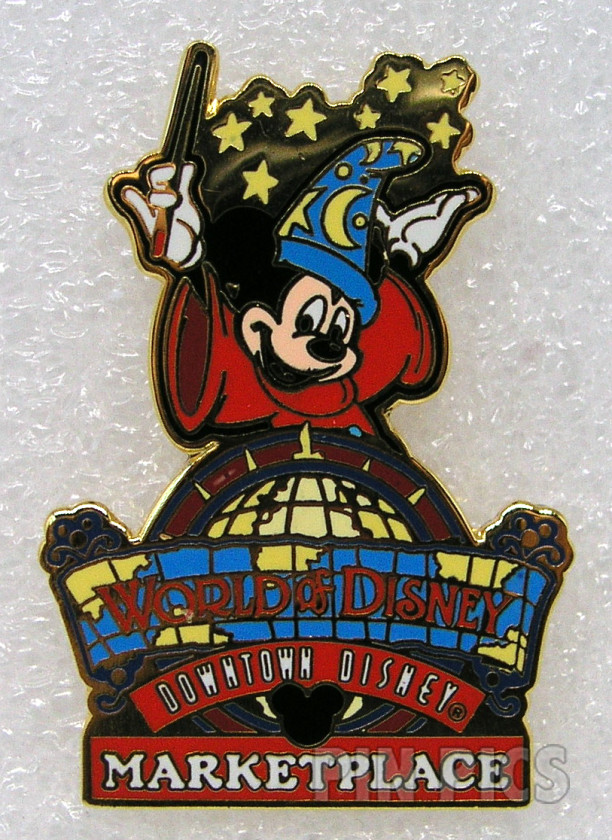 WDW - World of Disney - Pluto's Pin Pursuit - Downtown Disney Marketplace 26th Anniversary 2001 - Sorcerer Mickey