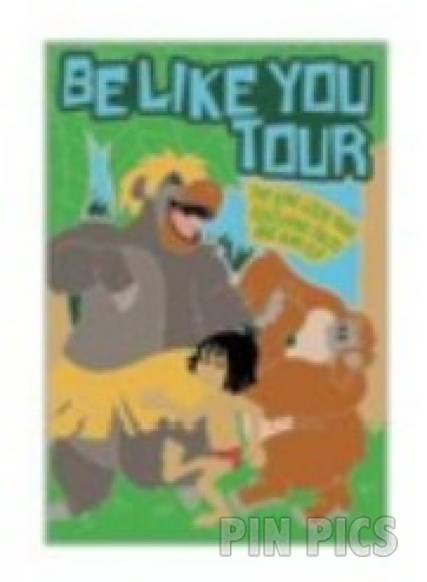 Baloo, Mowgli, King Louie - It's Showtime Posters - Be Like You Tour - September - Jungle Book