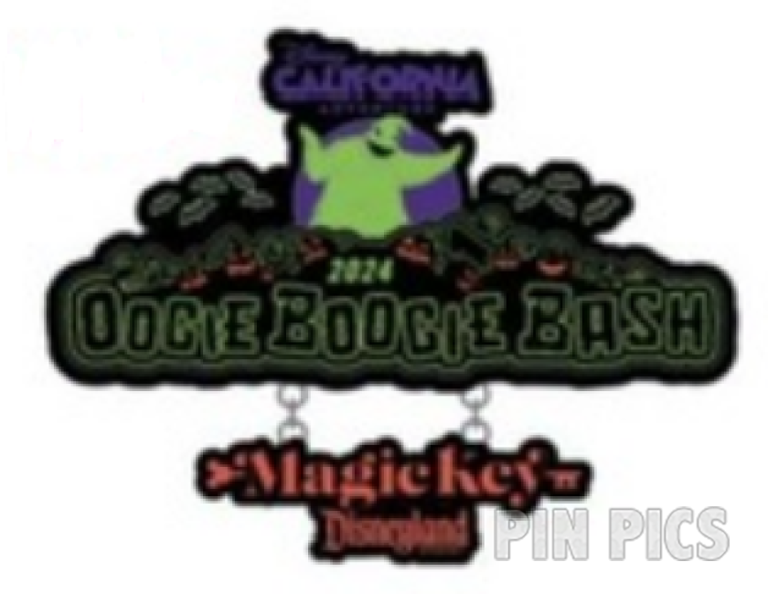 DCA - Oogie Boogie Bash 2024 - Magic Keyholder - Glow in the Dark - Nightmare Before Christmas - Dangle