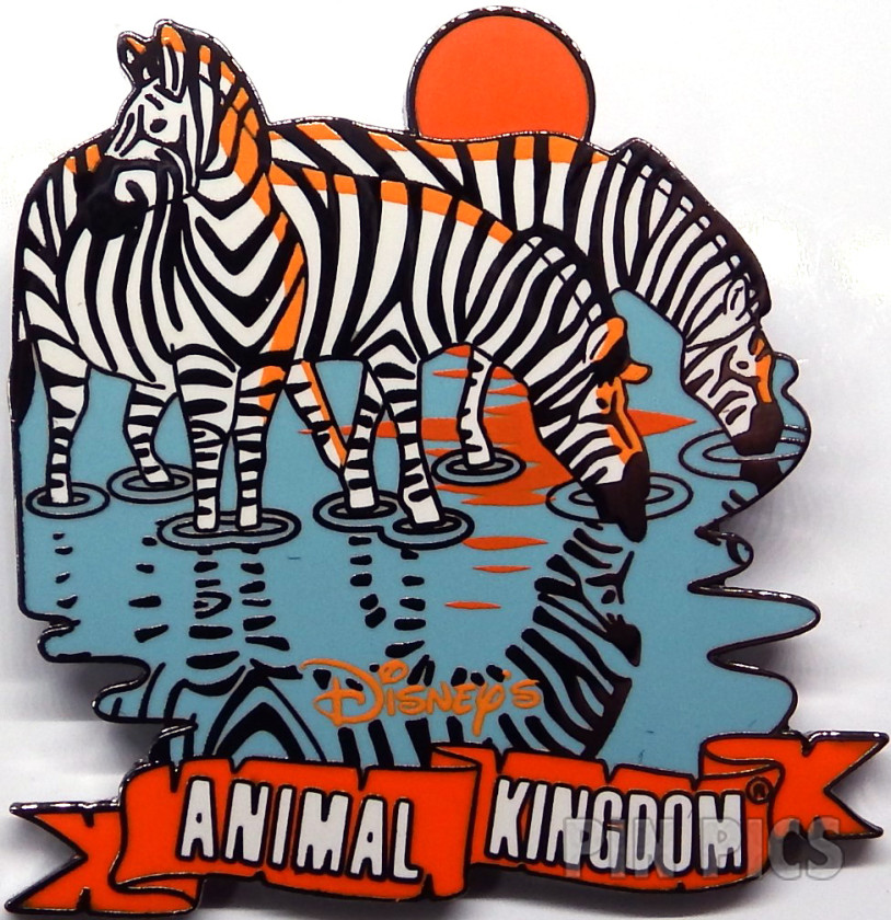 WDW - Zebra - The Adventure Begins Pin Safari 2001 - Animal Kingdom