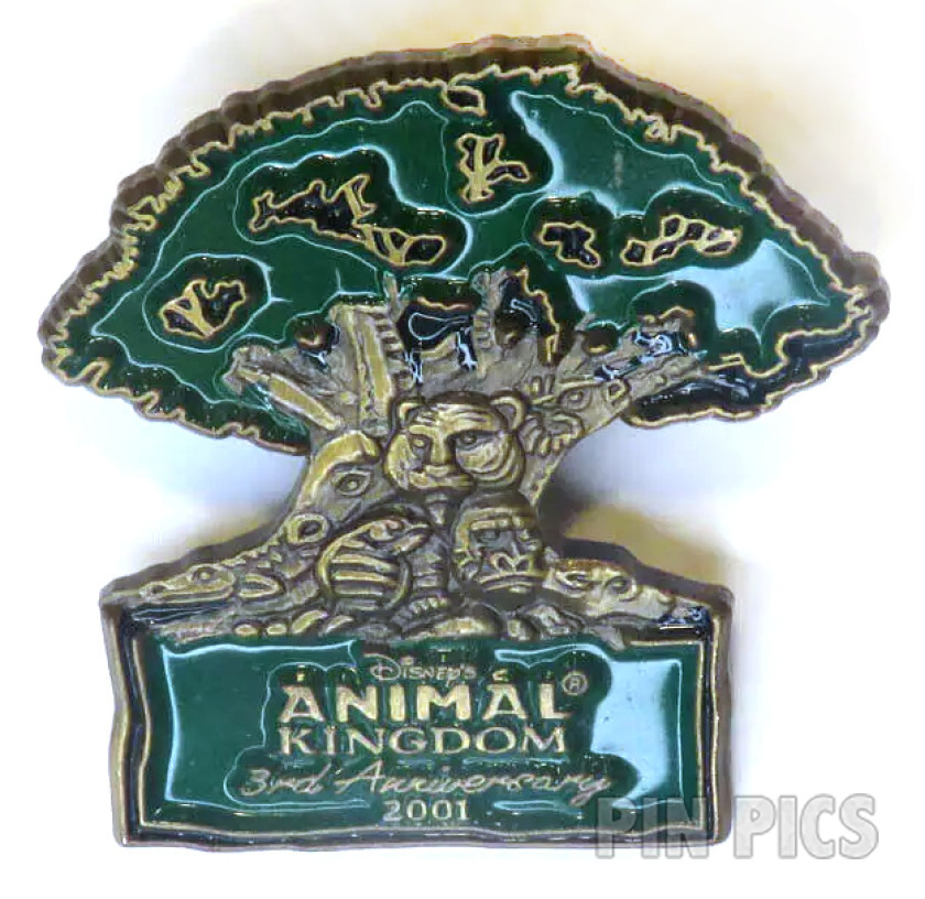 WDW - Animal Kingdom 3rd Anniversary - Game Prize - The Adventure Begins Pin Safari 2001