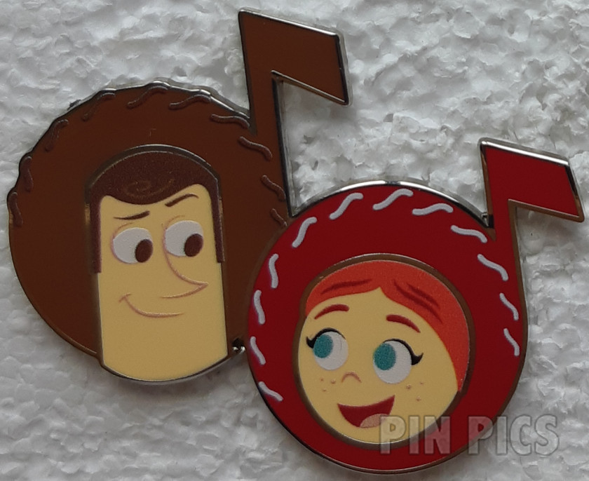 DLP - Woody and Jessie - Pixar Friends Together - Music Notes - Toy Story