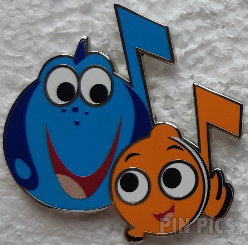 DLP - Dory and Nemo - Pixar Friends Together - Music Notes - Finding Nemo.