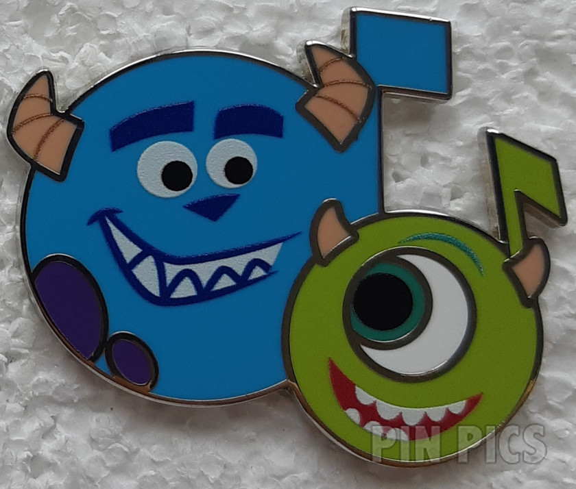 DLP - Sulley and Mike - Pixar Friends Together - Music Notes - Monsters Inc.