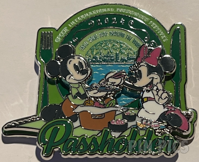 WDW - Mickey and Minnie - Having a Picnic - EPCOT Food and Wine Festival 2024 - Passholder