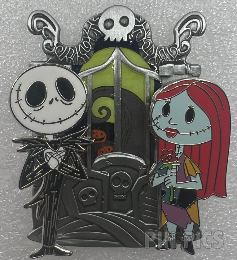 DL - Jack, Sally and Base Set - Build A Pin - Nightmare Before Christmas