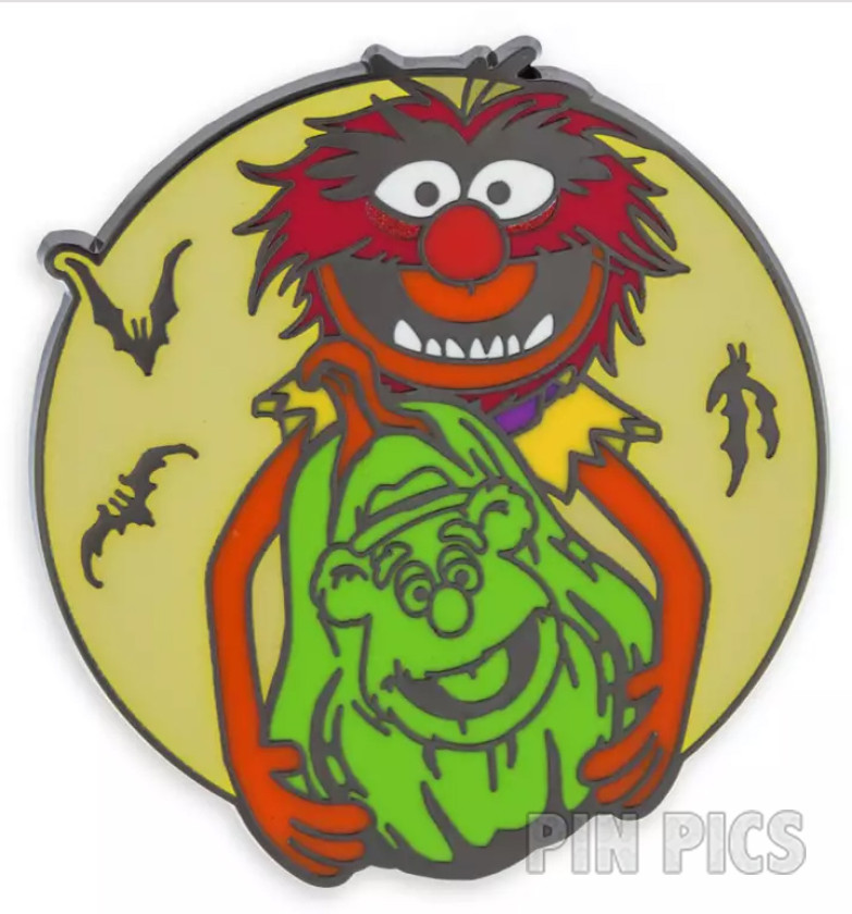 Animal with Fozzie Bear Squash - Muppets Halloween 2024 Booster - Mickey Mouse Family Collection - Glow in the Dark