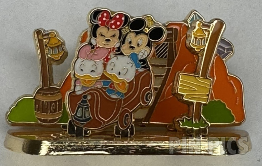 SDR - Mickey, Minnie, Donald, Daisy - Cuties - Seven Dwarfs Mine Train