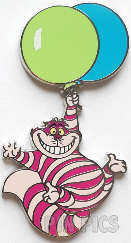 DLP - Cheshire Cat - Green and Blue Balloons - Alice in Wonderland